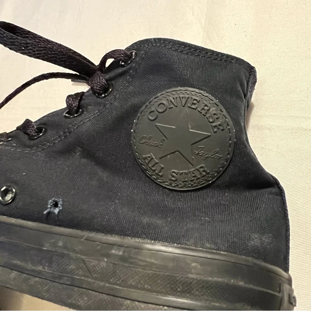 Black Converse High Top Sneakers - Picture 11 of 14